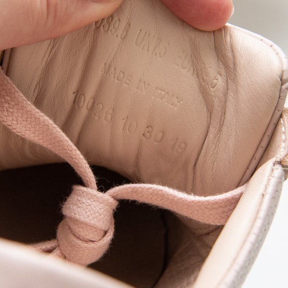 Greats Royale Sneakers Leather Perforated Shoes Lace-Up Made in Italy Pink 9.5 - Picture 6 of 8